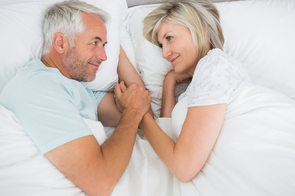 Couple in bed